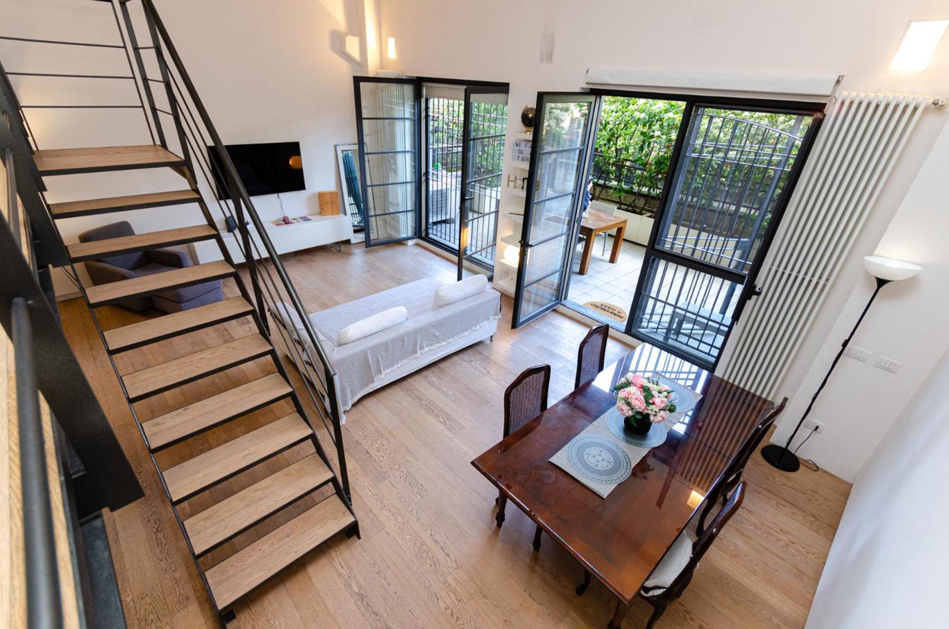 Vivimihome Loft Su Due Livelli Con Terrazzo ミラノ エクステリア 写真